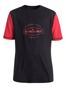 quiksilver, Last Call - Lycra à manches courtes, BLACK (kvj0) Last Call - Short Sleeve Rash Vest EQBWR03021