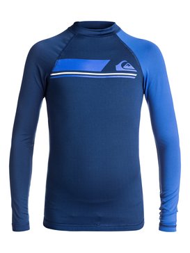 quiksilver, Active - Long Sleeve UPF 50 Rash Vest, NAVY (bte0) Active - Long Sleeve UPF 50 Rash Vest EQBWR03037