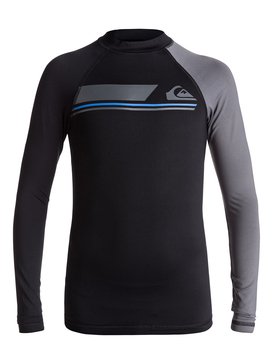 quiksilver, Active - Lycra à manches longues anti-UV, BLACK (kvj0) Active - Long Sleeve UPF 50 Rash Vest EQBWR03037
