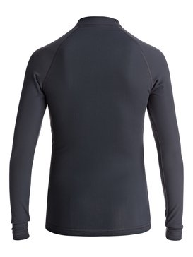quiksilver, Heater - Lycra à manches longues anti-UV, DARK GREY (kva0) Heater - Long Sleeve UPF 50 Rash Vest EQBWR03042
