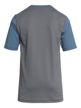 quiksilver, Colour Blocked - Camiseta de Surf Anfibia con Protección Solar UPF 50, IRON GATE (kzm0) Colour Blocked - Amphibian UPF 50 Surf T-Shirt EQBWR03046
