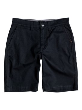 quiksilver, Boy's 8-16 Everyday Union Stretch Chino Shorts, BLACK (kvj0) Everyday Union Stretch 17" - Chino Shorts EQBWS03125