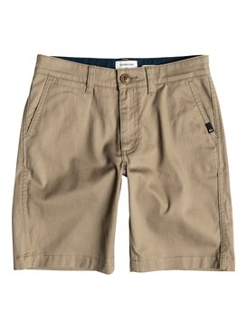 quiksilver, Boy's 8-16 Everyday Union Stretch Chino Shorts, ELMWOOD (tmp0) Everyday Union Stretch 17" - Chino Shorts EQBWS03125