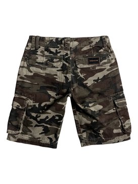 quiksilver, Boy's 8-16 Everyday Deluxe Cargo Shorts, CAMO DELUXE (gpb6) Everyday Deluxe 18" - Cargo Shorts EQBWS03126