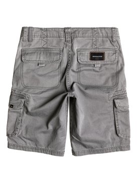quiksilver, Boy's 8-16 Everyday Deluxe Cargo Shorts, CASTLEROCK (kpv0) Everyday Deluxe 18" - Cargo Shorts EQBWS03126