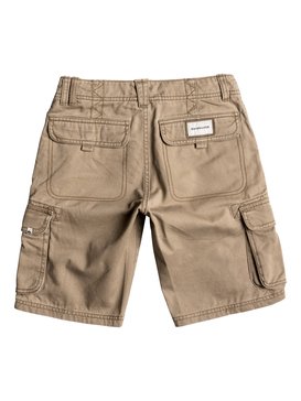 quiksilver, Boy's 8-16 Everyday Deluxe Cargo Shorts, ELMWOOD (tmp0) Everyday Deluxe 18" - Cargo Shorts EQBWS03126