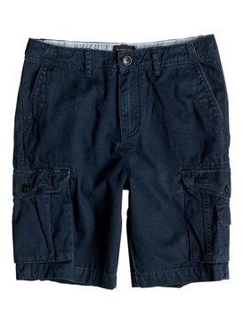 quiksilver, Crucial Battle - Pantalones Cortos Tipo Militar, NAVY BLAZER (byj0) Crucial Battle - Cargo Shorts EQBWS03189