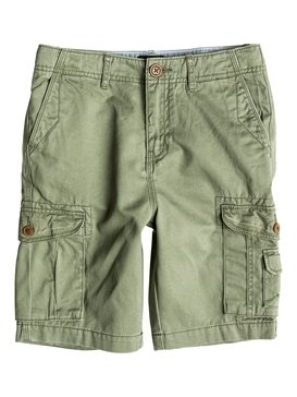 quiksilver, Crucial Battle - Pantalones Cortos Tipo Militar, FOUR LEAF CLOVER (gph0) Crucial Battle - Cargo Shorts EQBWS03189