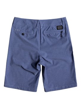quiksilver, Boy's 8-16 Union Heather Amphibian 18" Amphibian Shorts, FEDERAL BLUE (bnc0) UNION HEATHER AMPHIBIAN YTH 18 EQBWS03199