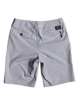 quiksilver, Boy's 8-16 Union Heather Amphibian 18" Amphibian Shorts, SLEET (szp0) UNION HEATHER AMPHIBIAN YTH 18 EQBWS03199