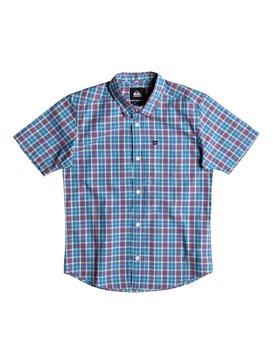 quiksilver, Everyday Check - Chemise manches courtes, EVERYDAY CHECK FEDERAL POP (bnc1) Everyday Check - Short Sleeve Shirt EQBWT03089