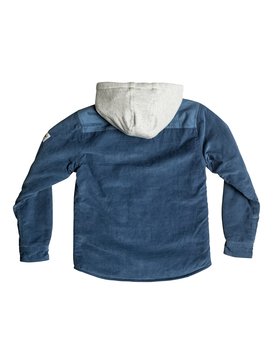 quiksilver, Fake Ethics - Veste chemise zippée, DARK DENIM (brq0) Fake Ethics - Zip-Up Shirt Jacket EQBWT03102