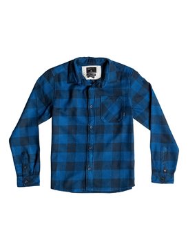 quiksilver, Motherfly Flannel - Camisa De Manga Larga, MOTHERFLY NAVY BLAZER (byj1) Motherfly Flannel - Long Sleeve Shirt EQBWT03109
