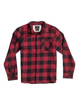 quiksilver, Motherfly Flannel - Camisa De Manga Larga, MOTHERFLY GARNET (rqk1) Motherfly Flannel - Long Sleeve Shirt EQBWT03109