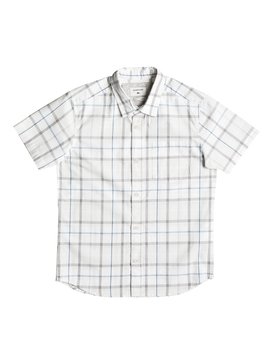 quiksilver, Everyday Check - Chemise à manches courtes, SNOW WHITE CHECK (wbk1) Everyday Check - Short Sleeve Shirt EQBWT03150