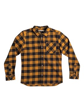 quiksilver, Motherfly Flannel - Camisa De Manga Larga, GOLDEN OAK MOTHERFLY (nmv1) Motherfly Flannel - Long Sleeve Shirt EQBWT03184