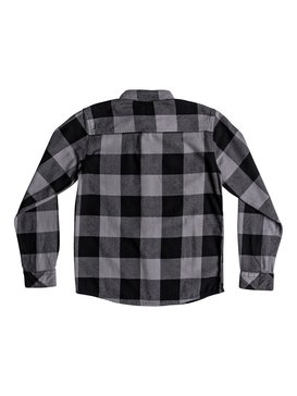 quiksilver, Motherfly Flannel - Chemise à manches longues, BLACK MOTHER FLANNEL Y (kvj1) Motherfly Flannel - Long Sleeve Shirt EQBWT03227