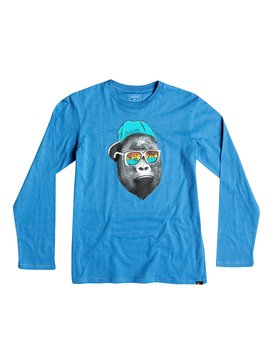 quiksilver, Classic Kong Business - Long Sleeve T-Shirt, STAR SAPPHIRE (bnj0) Classic Kong Business - Long Sleeve T-Shirt EQBZT03362