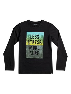 quiksilver, Classic Less Stress - Tee-Shirt à manches longues, BLACK (kvj0) Classic Less Stress - Long Sleeve T-Shirt EQBZT03363