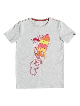 quiksilver, AM Simple Pleasures - Tee-Shirt, LIGHT GREY HEATHER (sgrh) AM Simple Pleasures - T-Shirt EQBZT03376