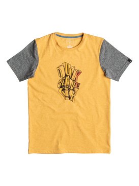 quiksilver, Heather Fries - Tee-Shirt, GOLDEN GLOW (yks0) Heather Fries - T-Shirt EQBZT03460