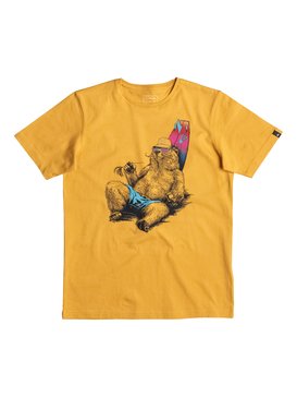 quiksilver, Classic Local Mostly - Tee-Shirt, GOLDEN GLOW (yks0) Classic Local Mostly - T-Shirt EQBZT03464