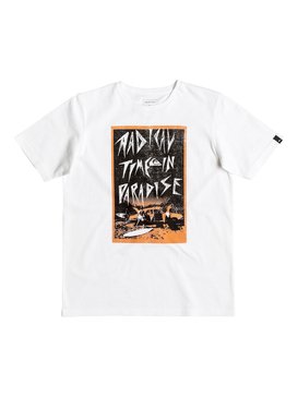 quiksilver, Classic Time In Paradise - T-Shirt, WHITE (wbb0) Classic Time In Paradise - T-Shirt EQBZT03467