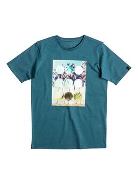 quiksilver, Classic Lost Paradise - Tee-Shirt, INDIAN TEAL (bqk0) Classic Lost Paradise - T-Shirt EQBZT03470