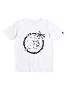 quiksilver, Classic Palm Skull - Maglietta, WHITE (wbb0) Classic Palm Skull - T-Shirt EQBZT03477