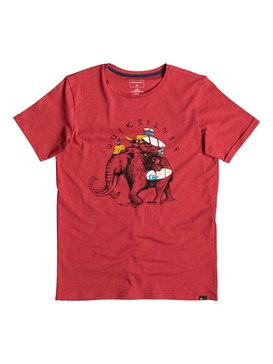 quiksilver, Slub Momoth - Tee-Shirt, CARDINAL (rpe0) Slub Momoth - T-Shirt EQBZT03496