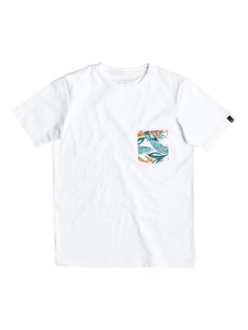 quiksilver, Pickup - Tee-Shirt à poche, WHITE (wbb0) Pickup - Pocket T-Shirt EQBZT03497