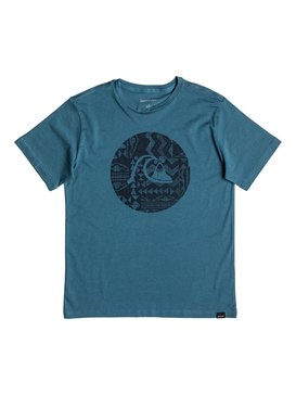 quiksilver, Circle Bubble - Tee-Shirt, INDIAN TEAL (bqk0) Circle Bubble - T-Shirt EQBZT03521