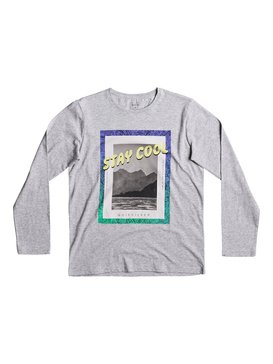 quiksilver, Classic Stay Cool - T Shirt à manches longues, ATHLETIC HEATHER (sgrh) Classic Stay Cool - Long Sleeve T-Shirt EQBZT03568