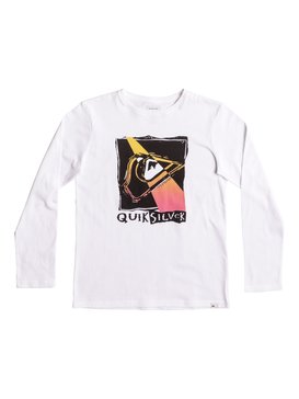 quiksilver, Classic Hot Spot - T Shirt à manches longues, WHITE (wbb0) Classic Hot Spot - Long Sleeve T-Shirt EQBZT03571