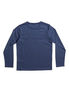 quiksilver, Classic Mad Wave - T Shirt à manches longues, DARK DENIM (brq0) LS CLASSIC TEE YOUTH MAD WAVE EQBZT03573