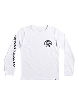 quiksilver, Bad Vision - T Shirt à manches longues, WHITE (wbb0) Bad Vision - Long Sleeve T-Shirt EQBZT03589