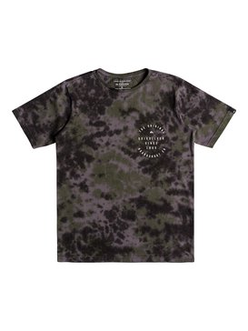 quiksilver, DOME SPEAK TIE AND DYE TEE YOU, RAVEN TIE AND DYE (ksq6) DOME SPEAK TIE AND DYE TEE YOU EQBZT03725