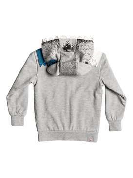 quiksilver, Ghetto Dog - Sweat à capuche zippé, LIGHT GREY HEATHER (lgh) Ghetto Dog - Zip-Up Hoodie EQIFT03020