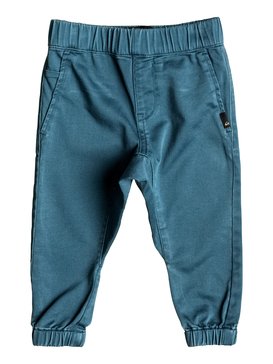 quiksilver, Fonic - Pantalon de jogging en sergé, INDIAN TEAL (bqk0) Fonic - Chino Joggers EQINP03020