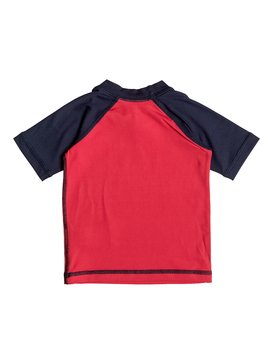 quiksilver, Bubble Dream - Lycra à manches courtes, QUIK RED/ NAVY BLAZER (xrrb) Bubble Dream - Short Sleeve Rash Vest EQIWR03006