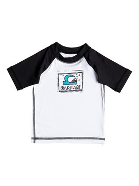 quiksilver, Bubble Dream - Lycra à manches courtes, WHITE/BLACK (xwwk) Bubble Dream - Short Sleeve Rash Vest EQIWR03006