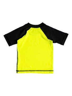 quiksilver, Bubble Dream - Lycra à manches courtes, SAFETY YELLOW/BLACK (yhj6) Bubble Dream - Short Sleeve Rash Vest EQIWR03006