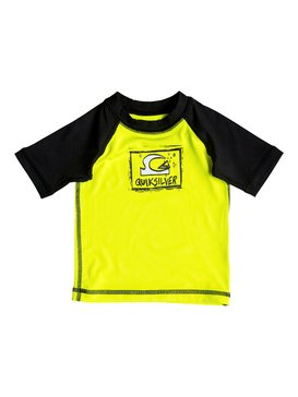 quiksilver, Bubble Dream - Lycra à manches courtes, SAFETY YELLOW/BLACK (yhj6) Bubble Dream - Short Sleeve Rash Vest EQIWR03006