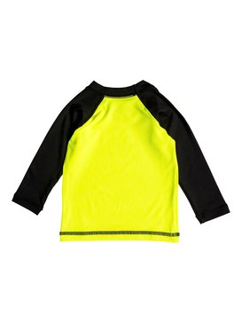 quiksilver, Bubble Dream - Lycra à manches longues, SAFETY YELLOW/BLACK (yhj6) Bubble Dream - Long Sleeve Rash Vest EQIWR03007