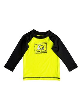 quiksilver, Bubble Dream - Lycra à manches longues, SAFETY YELLOW/BLACK (yhj6) Bubble Dream - Long Sleeve Rash Vest EQIWR03007