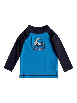 quiksilver, Bubble Dream - Licra de Manga Larga con Protección Solar UPF 50, BLUE DANUBE/ NAVY BLAZER (xbkb) Bubble Dream - Long Sleeve UPF 50 Rash Vest EQIWR03013