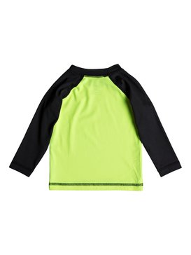quiksilver, Bubble Dream - Licra de Manga Larga con Protección Solar UPF 50, SAFTEY YELLOW/BLACK (xggk) Bubble Dream - Long Sleeve UPF 50 Rash Vest EQIWR03013