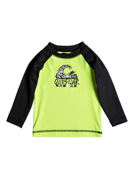 quiksilver, Bubble Dream - Licra de Manga Larga con Protección Solar UPF 50, SAFTEY YELLOW/BLACK (xggk) Bubble Dream - Long Sleeve UPF 50 Rash Vest EQIWR03013