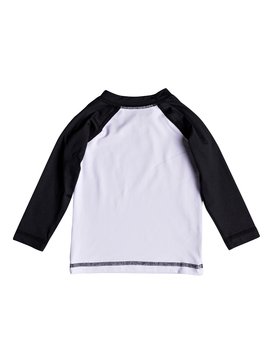 quiksilver, Bubble Dream - Licra de Manga Larga con Protección Solar UPF 50, WHITE/BLACK (xwwk) BUBBLE DREAM LS INFANT EQIWR03013