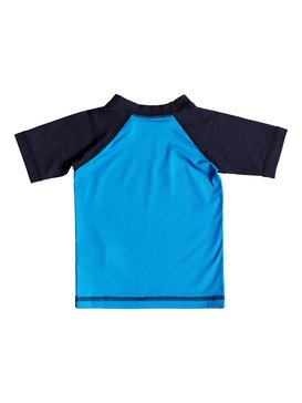 quiksilver, Bubble Dream - Licra de Manga Corta con Protección Solar UPF 50, BLUE DANUBE/ NAVY BLAZER (xbkb) Bubble Dream - Short Sleeve UPF 50 Rash Vest EQIWR03014